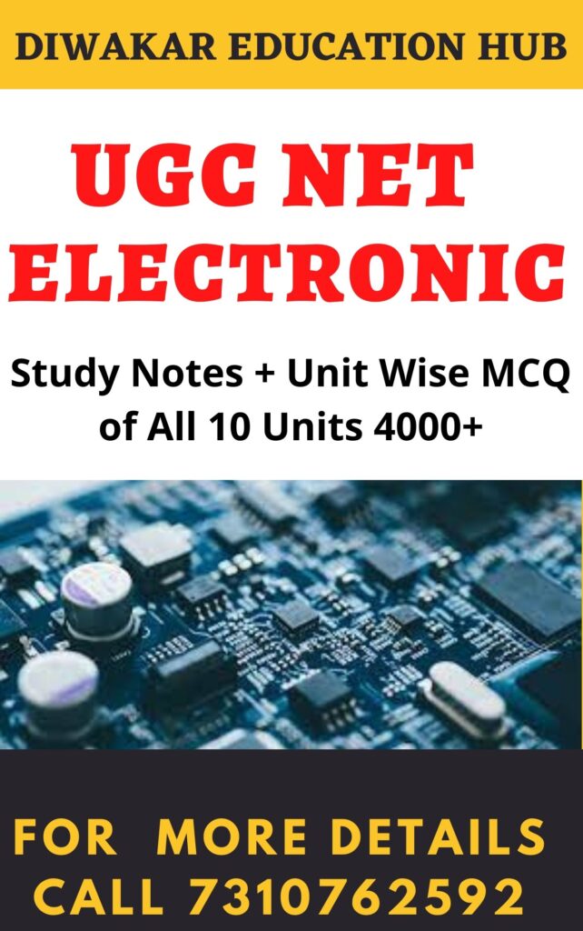 UGC NET Electronic Science Study Notes [Study Material ] With 4500 ...