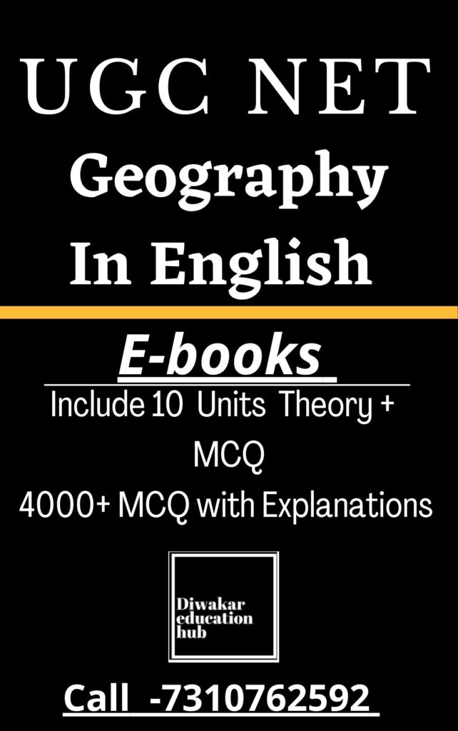 UGC NET Geography Study Notes [Books] With 4000+ Unit Wise/topic Wise ...
