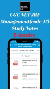 UGC NET Management Complete Study Notes E-books With 4000+ Question Answer [With Explanation] As Per New Updated Syllabus 2024