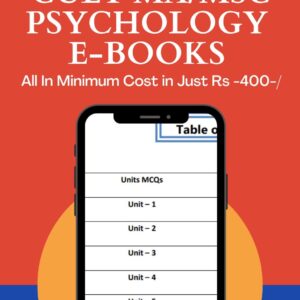 CUET PG Psyhcology Book