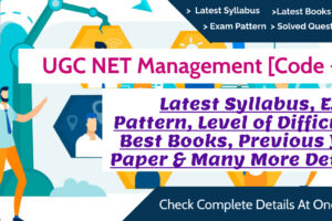 UGC NET Management Exam