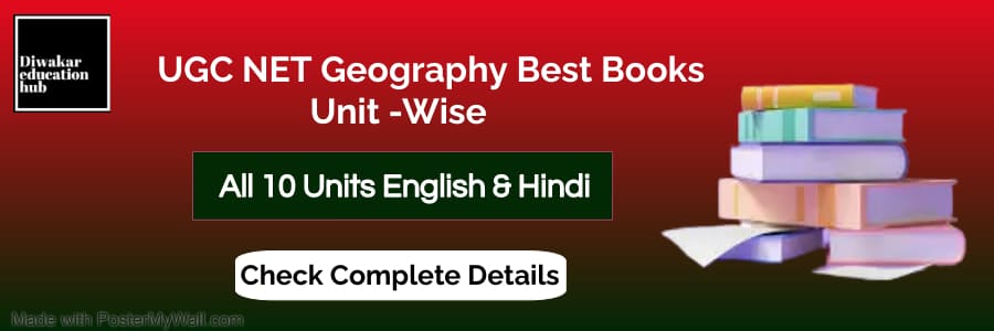 UGC NET Geography Book's