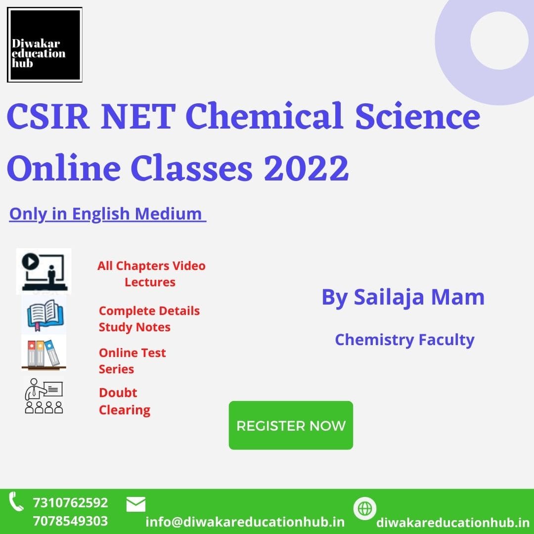 Csir net chemical science chemistry online classes best online 