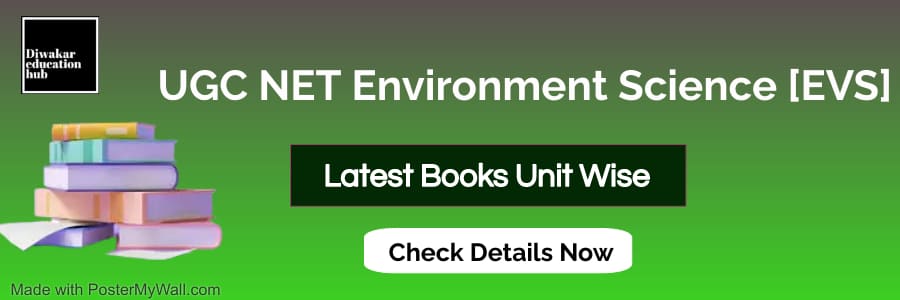 UGC NET Environment Science [EVS]Latest Books Check List