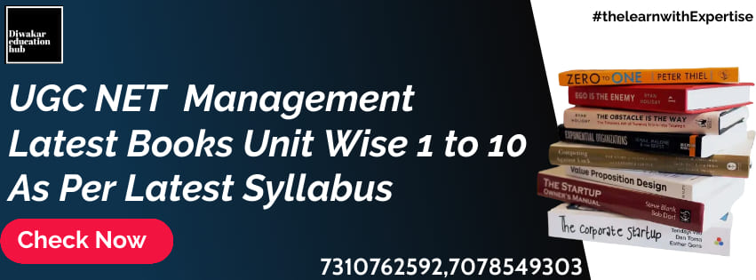 UGC NET Management Books