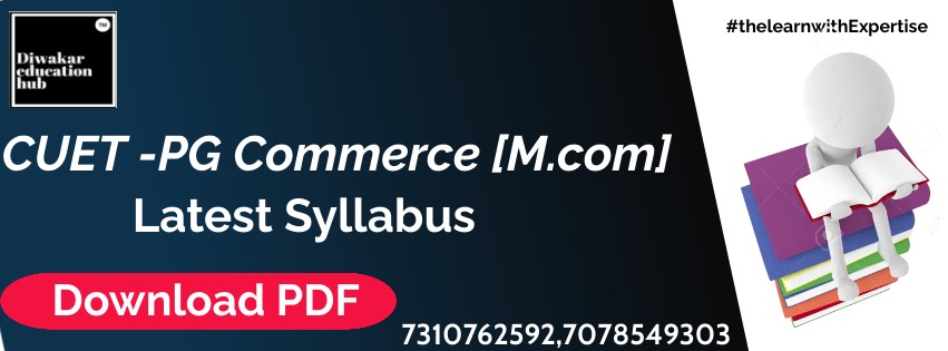 CUET PG Commerce Syllabus