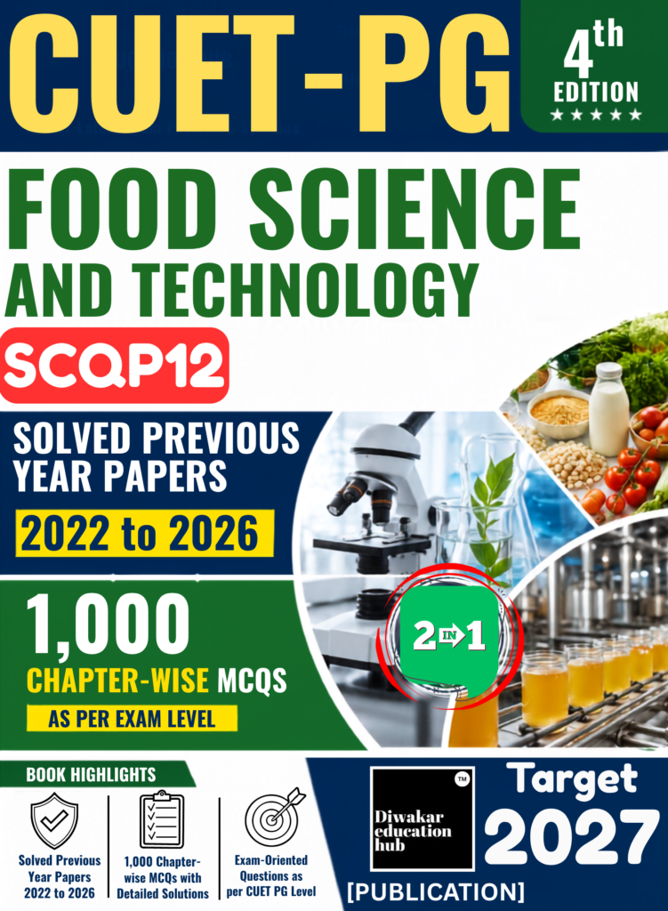 CUET PG Food Science Book 2027