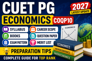 CUET PG Economics Exam 2027