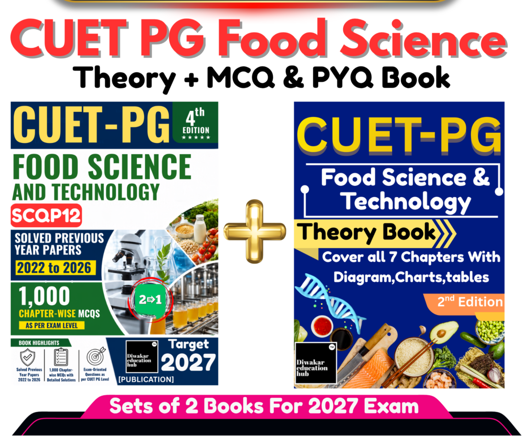 CUET PG Food Science Books 2027