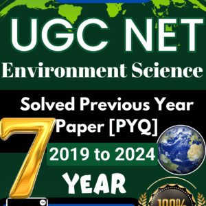 UGC NET Environmnet Science PYQ Latest Book