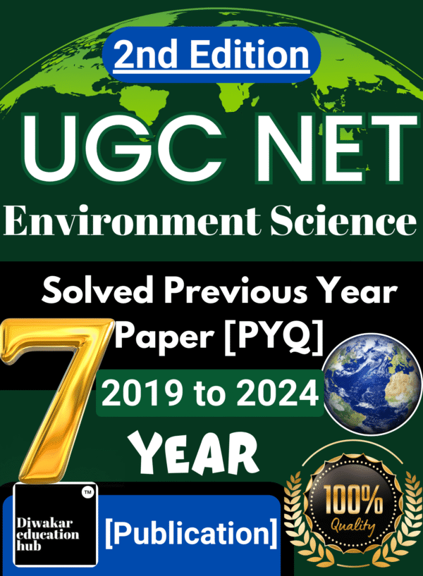 UGC NET Environmnet Science PYQ Latest Book