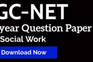 UGC NET Social Work Previous year Question Paper