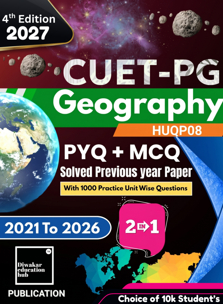 CUET PG Geography PYQ Book 2027