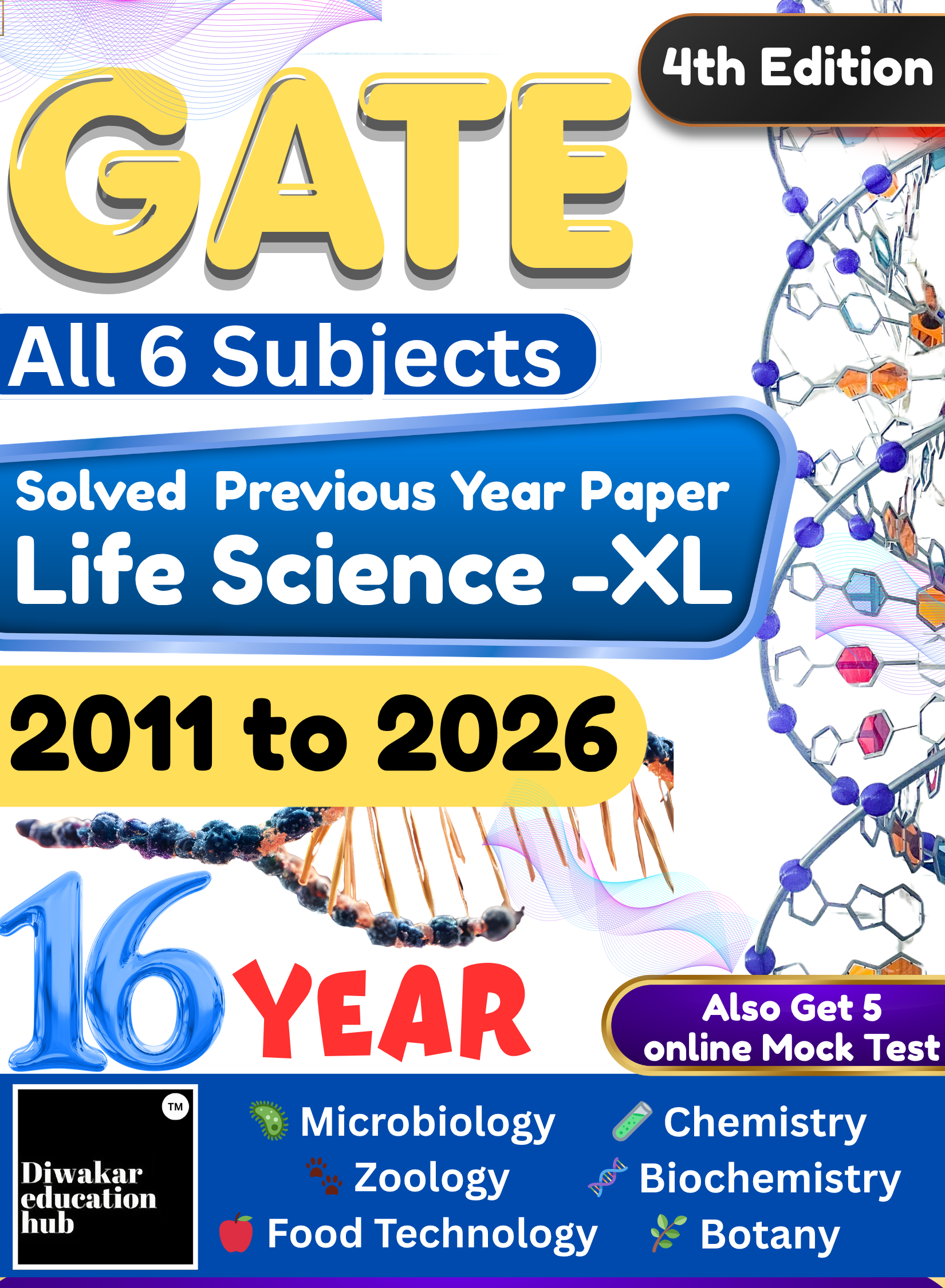 GATE Life Science Latest Book PYQ GATE Life Science Latest Book 2027