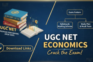 UCG NET Economics Previous year Paper 2026 to 2025