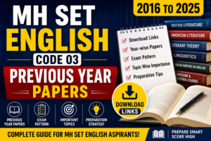 MH SET English Previous year paper