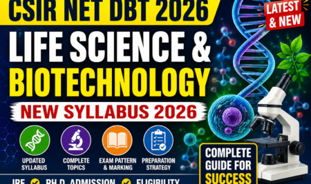 CSIR NET DBT Life Science & Biotechnology Latest & New Syllabus 2026